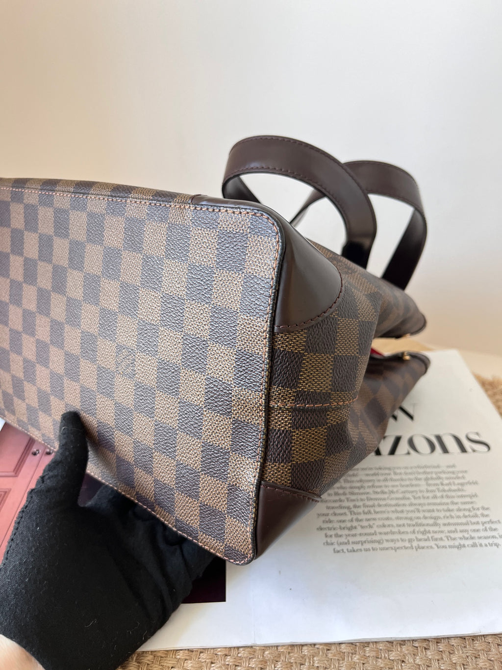 Louis Vuitton Leather Tote