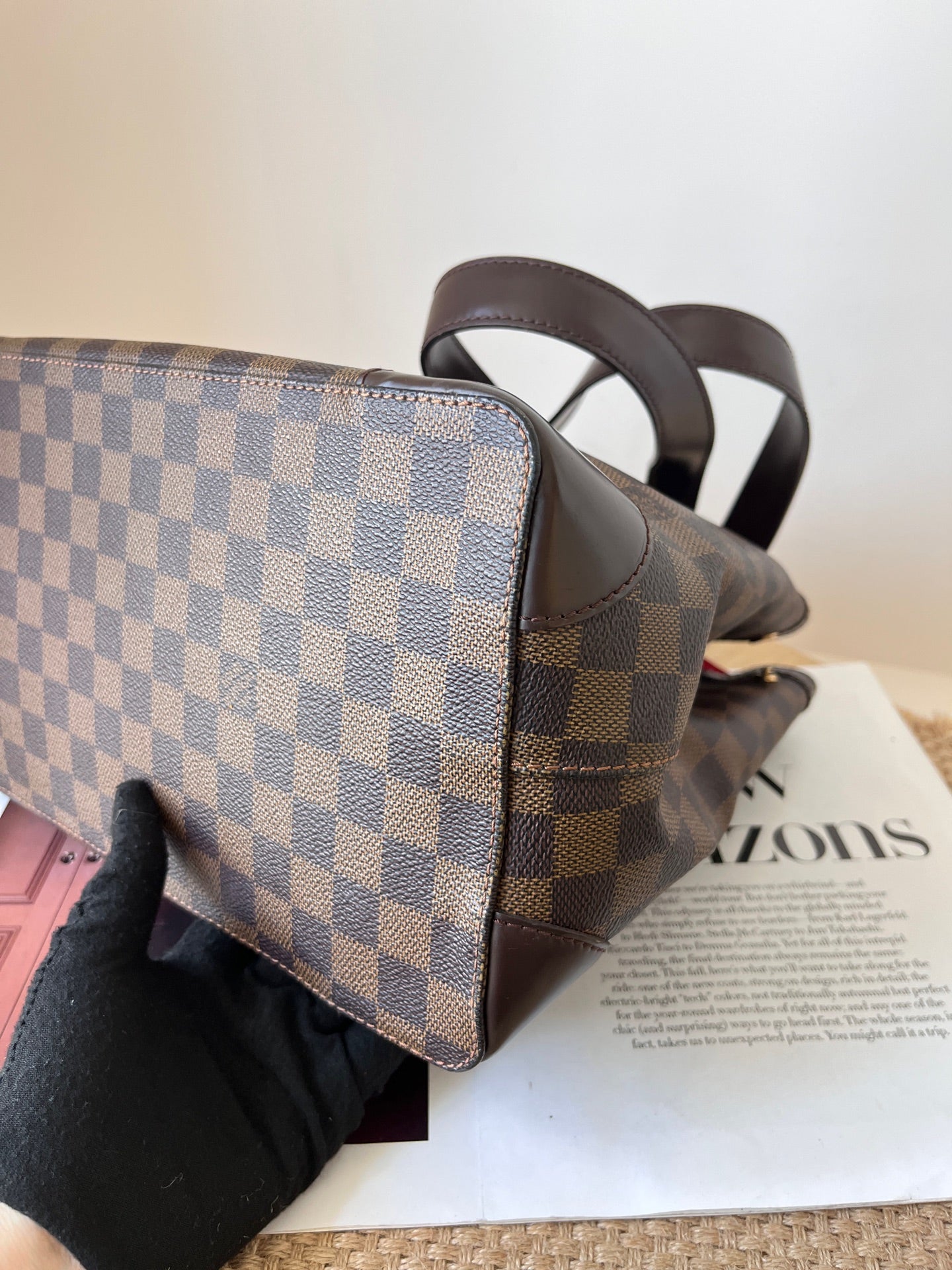 Louis Vuitton Leather Tote