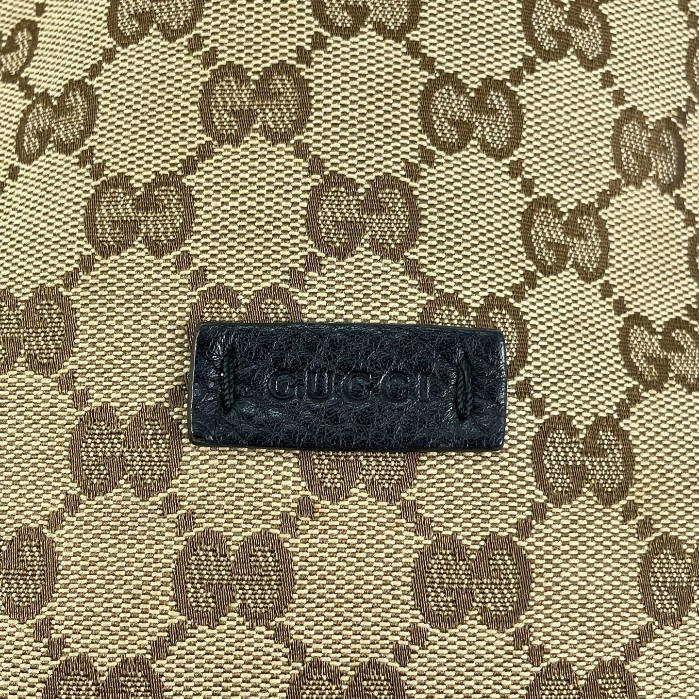 Gucci Canvas Black Bucket & Drawstring Bag