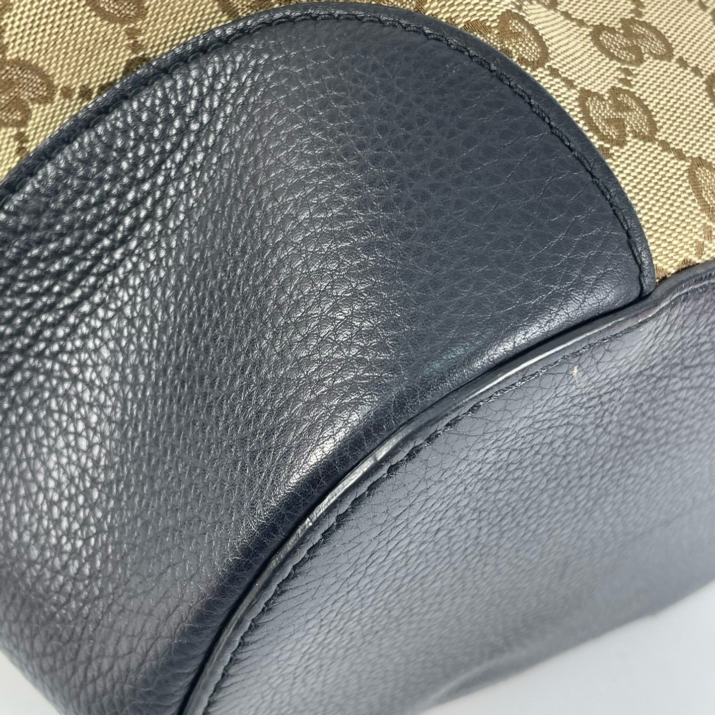 Gucci Canvas Black Bucket & Drawstring Bag