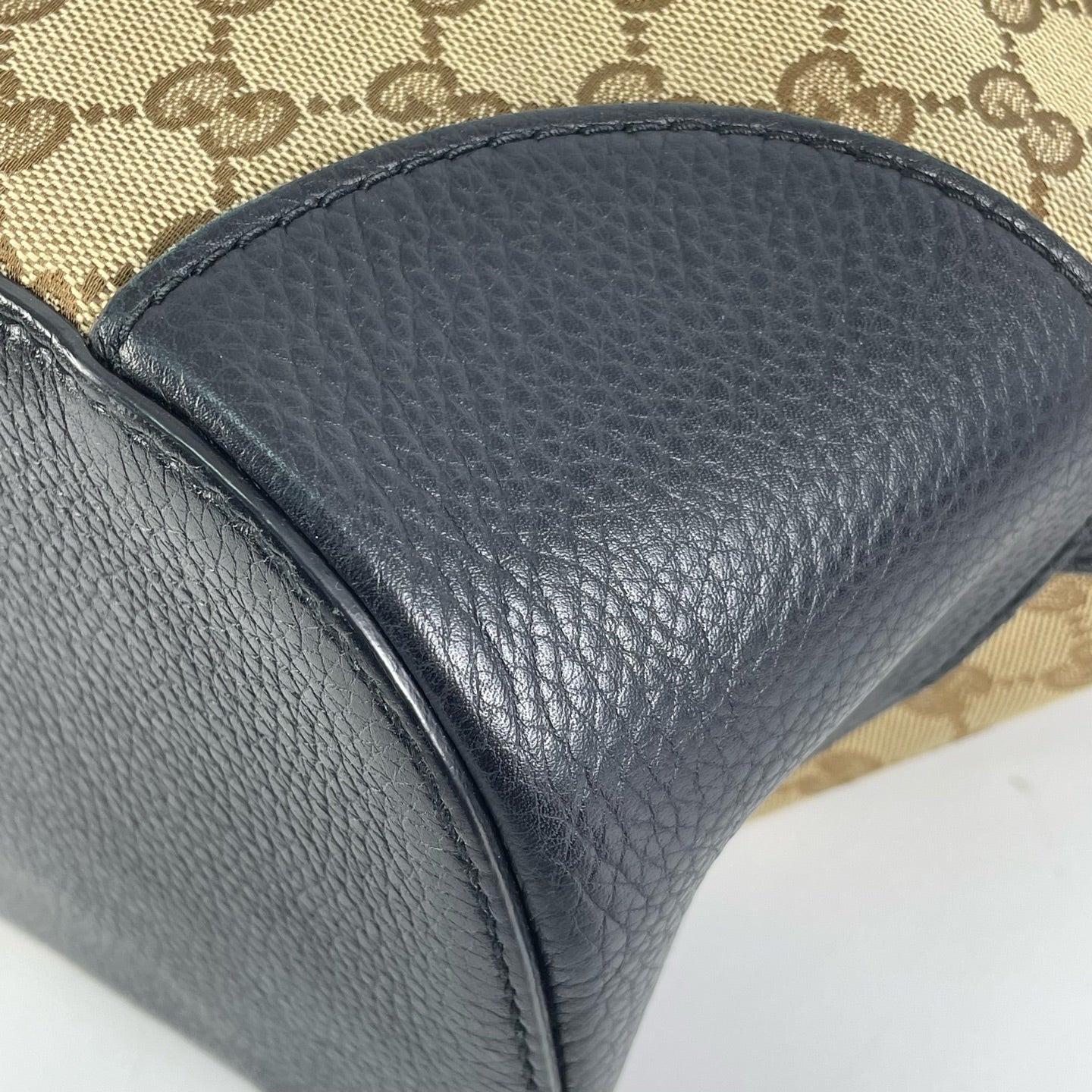 Gucci Canvas Black Bucket & Drawstring Bag