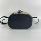 Gucci Canvas Black Bucket & Drawstring Bag