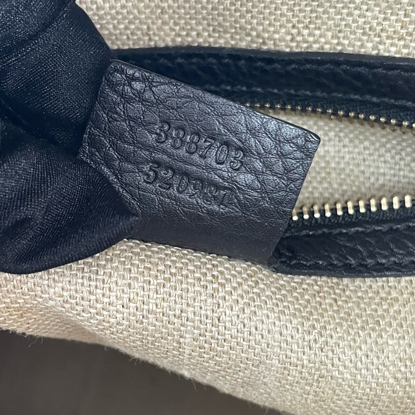 Gucci Canvas Black Bucket & Drawstring Bag