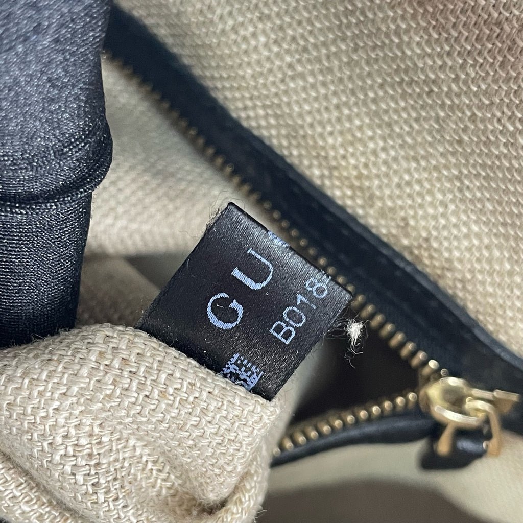 Gucci Canvas Black Bucket & Drawstring Bag