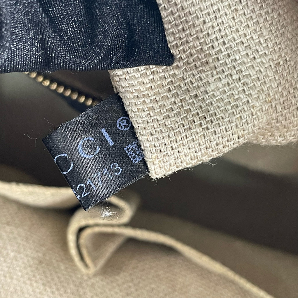 Gucci Canvas Black Bucket & Drawstring Bag