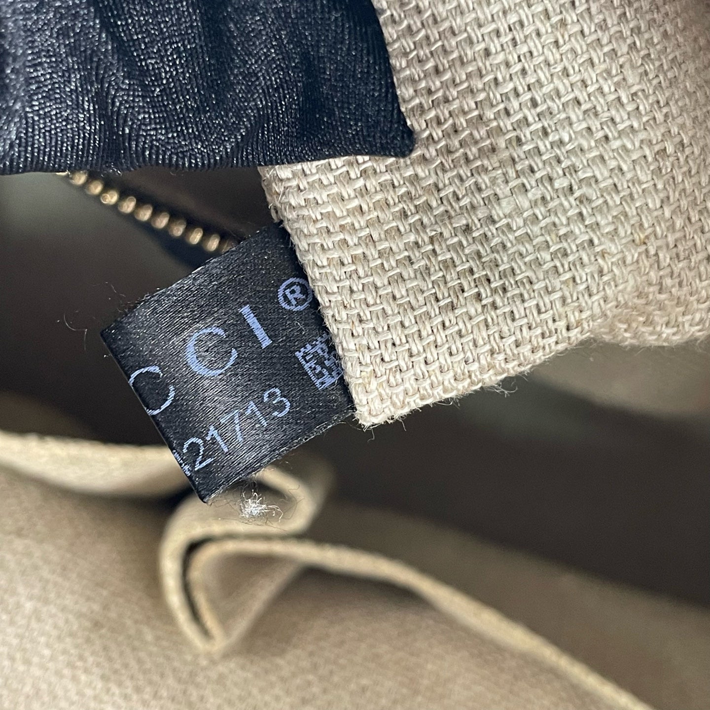Gucci Canvas Black Bucket & Drawstring Bag
