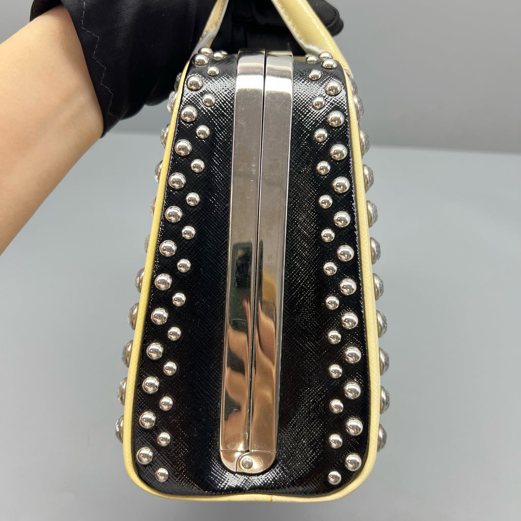Prada Yellow Satchel