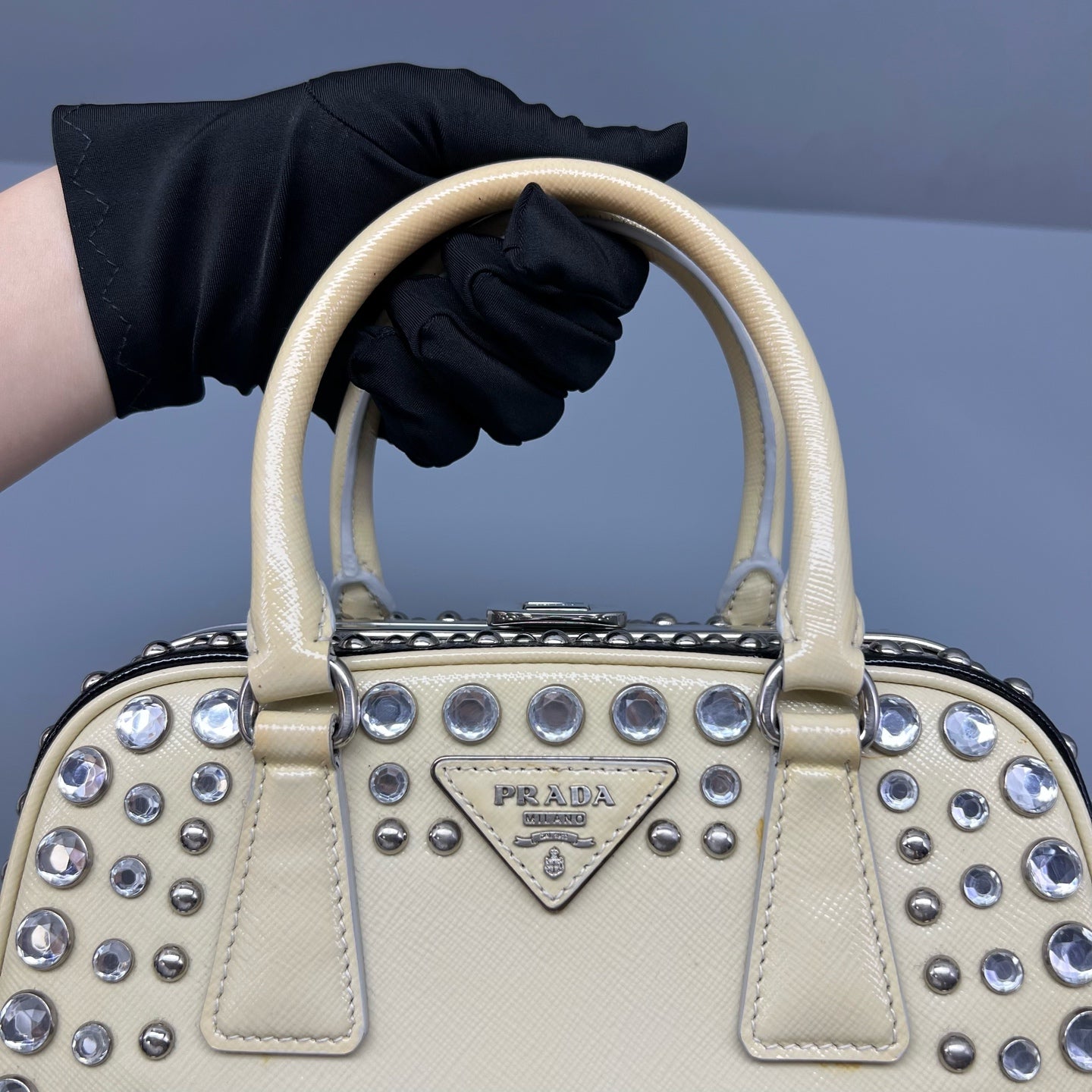 Prada Yellow Satchel