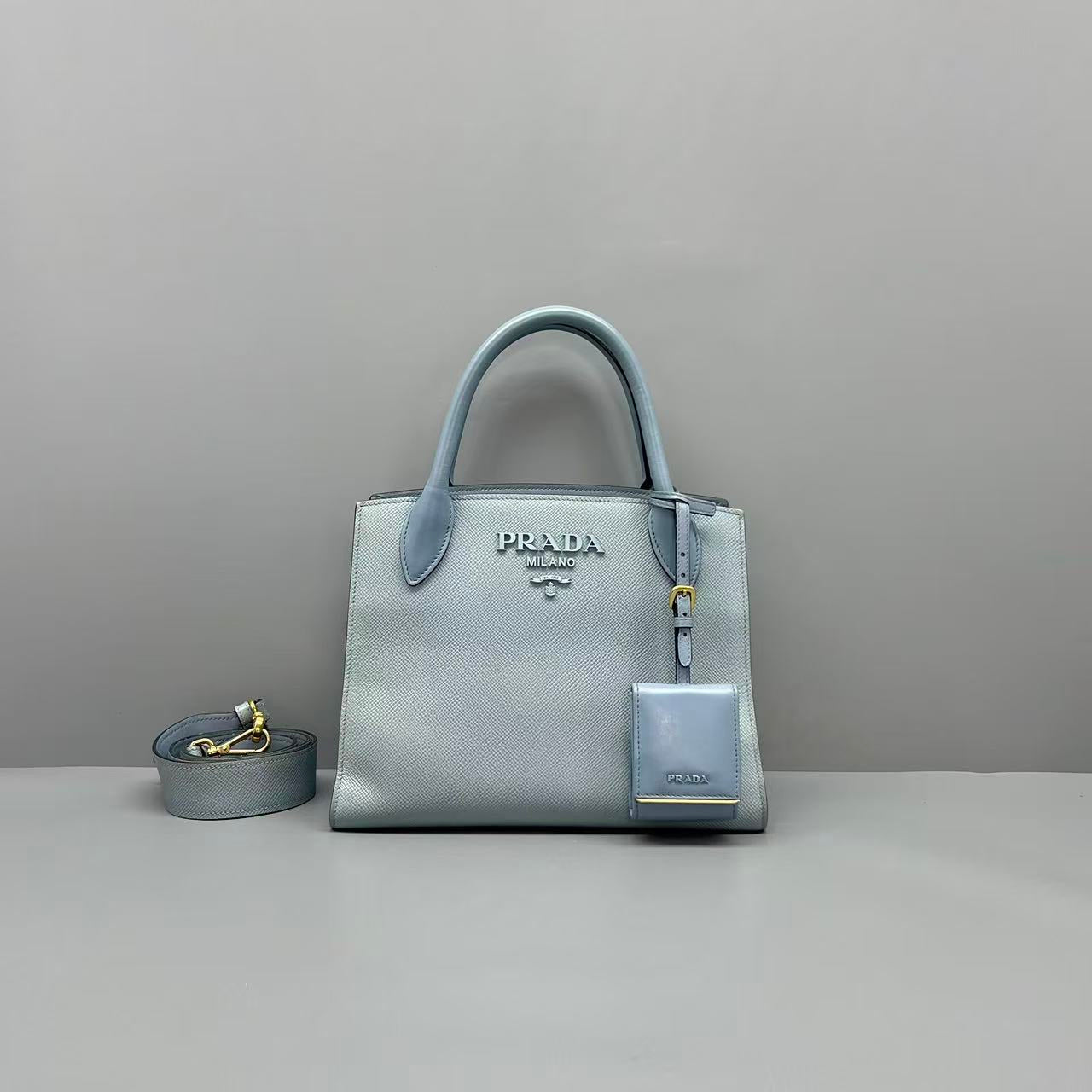 Prada Blue Satchel