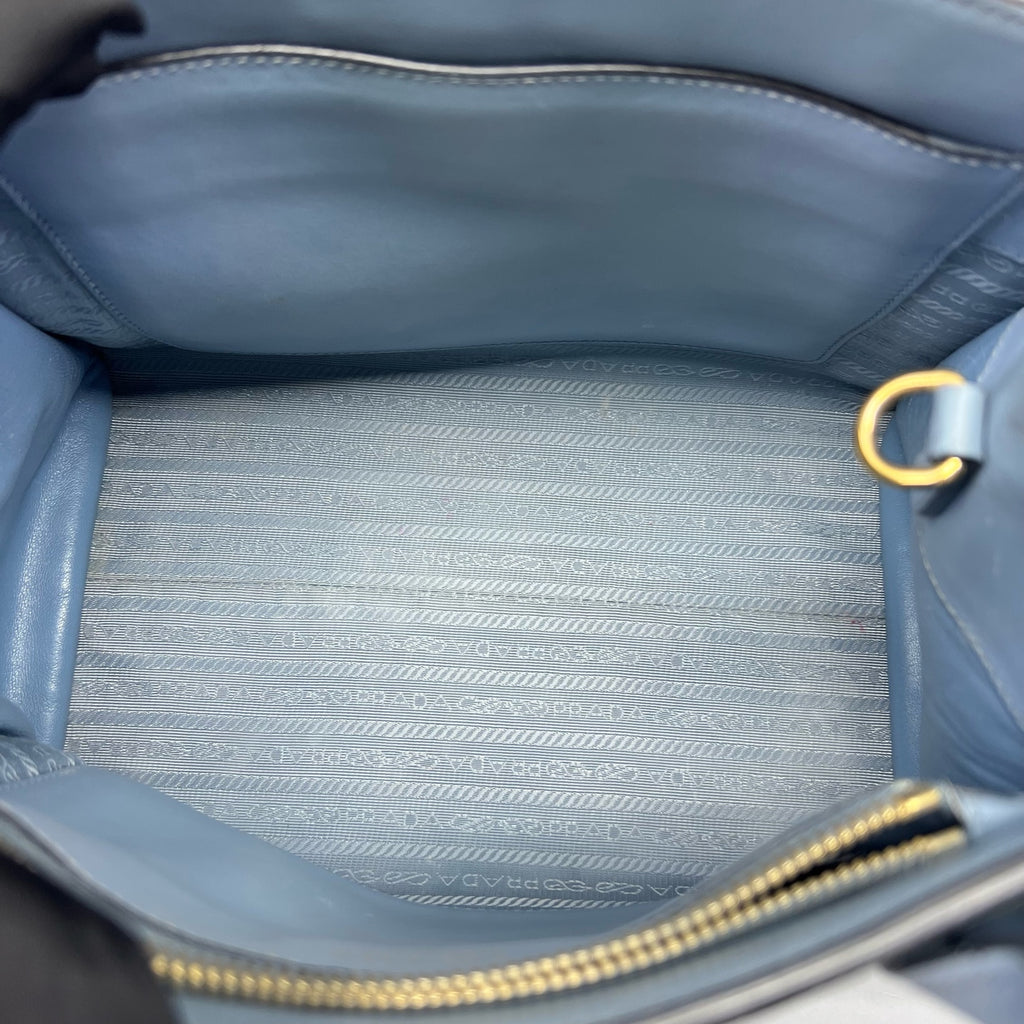 Prada Blue Satchel