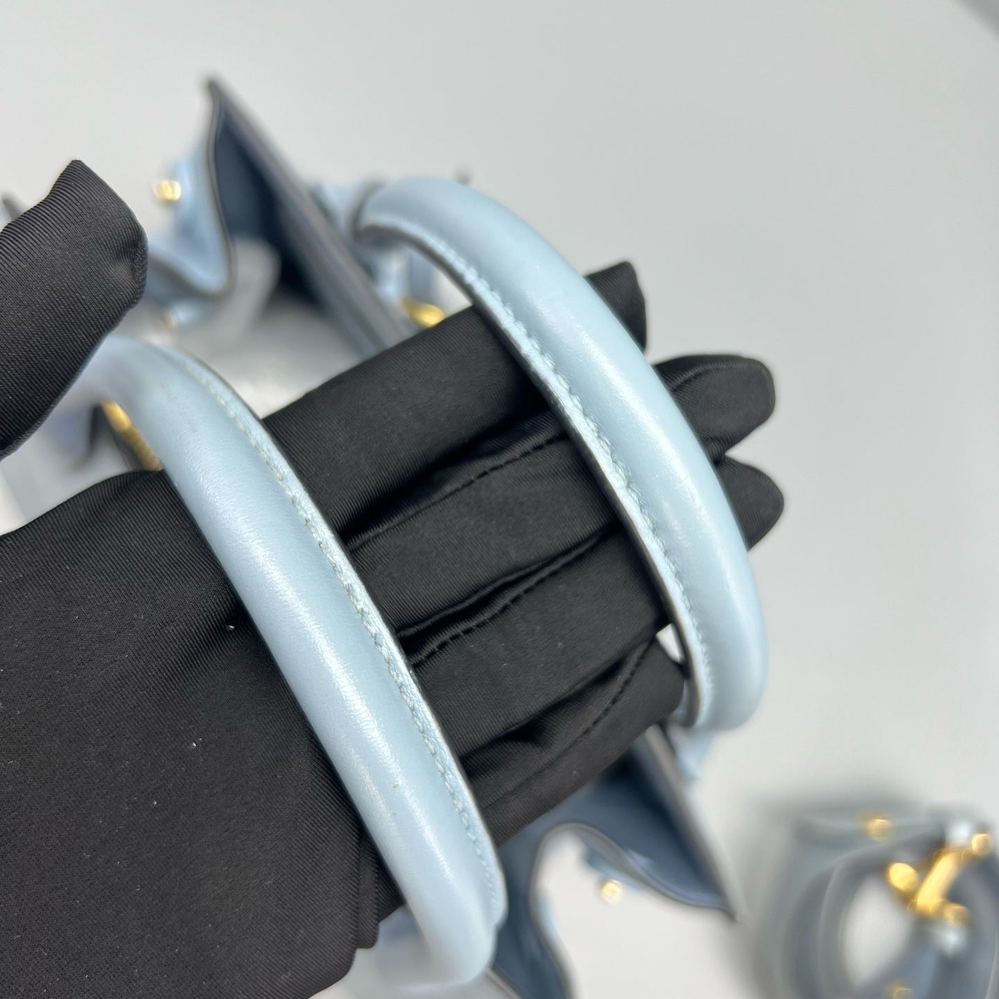Prada Blue Satchel