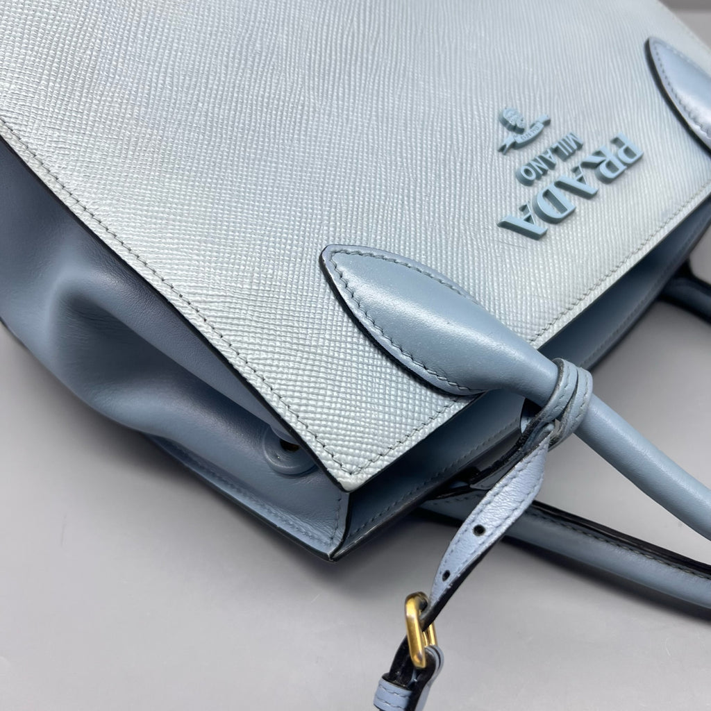 Prada Blue Satchel