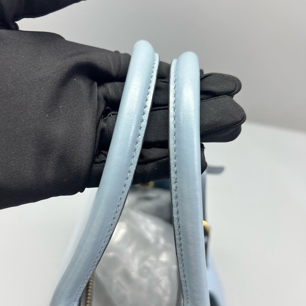Prada Blue Satchel