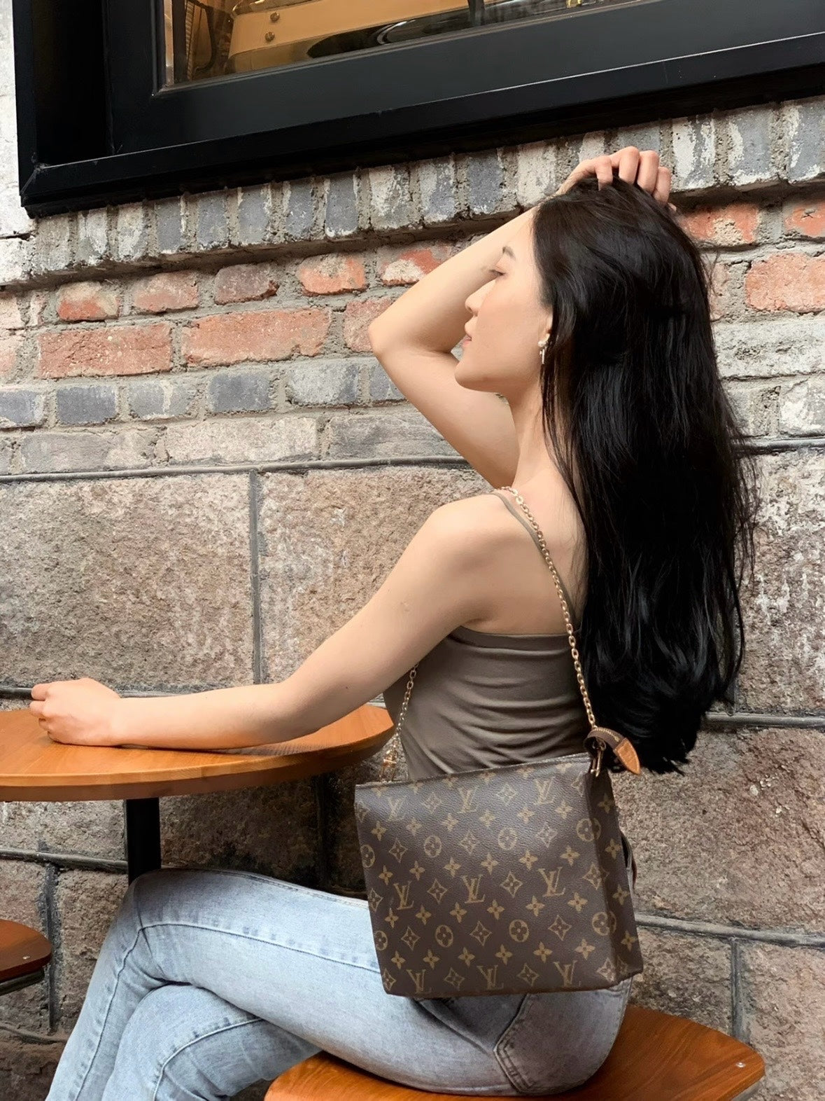 Louis Vuitton Canvas Clutch M47542