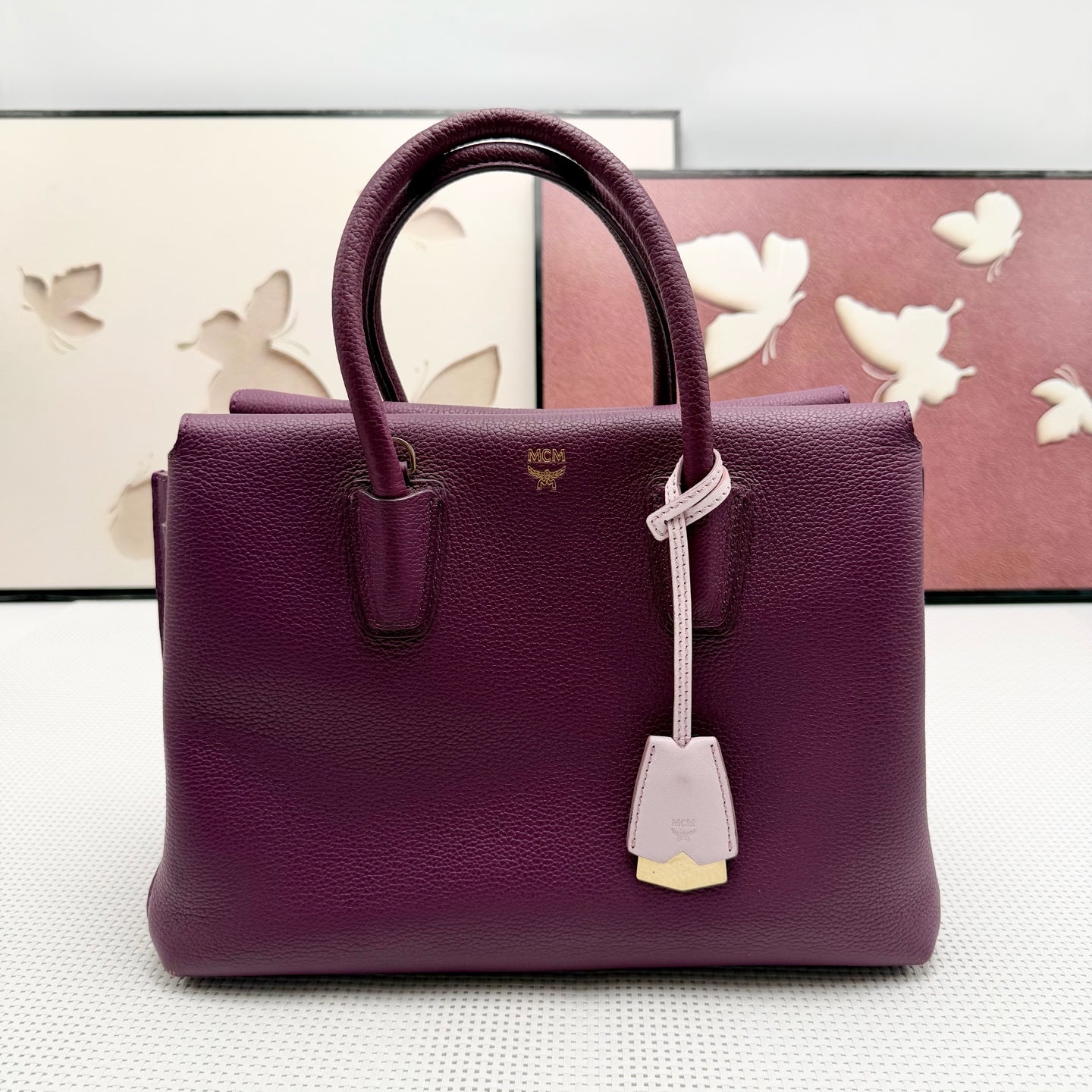 MCM Red Tote