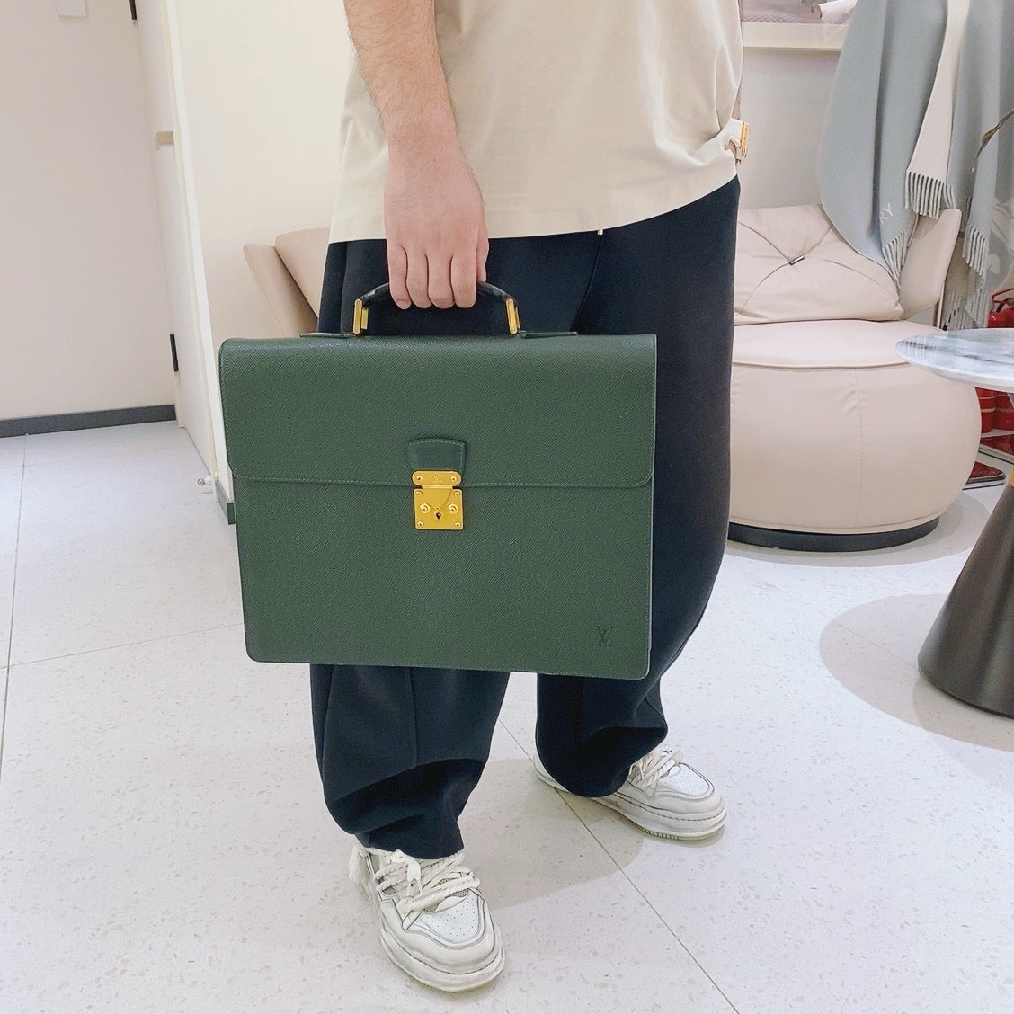 Louis Vuitton Gold Satchel