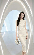 Chloe Metal White Satchel