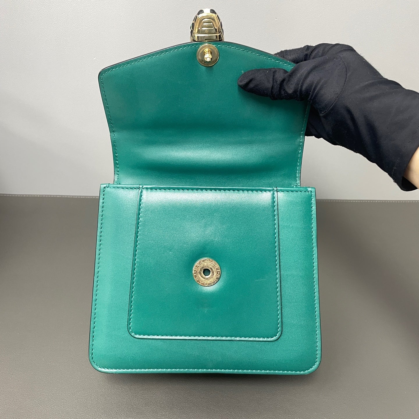 Bvlgari Green Crossbody