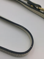 Chloe Metal White Satchel