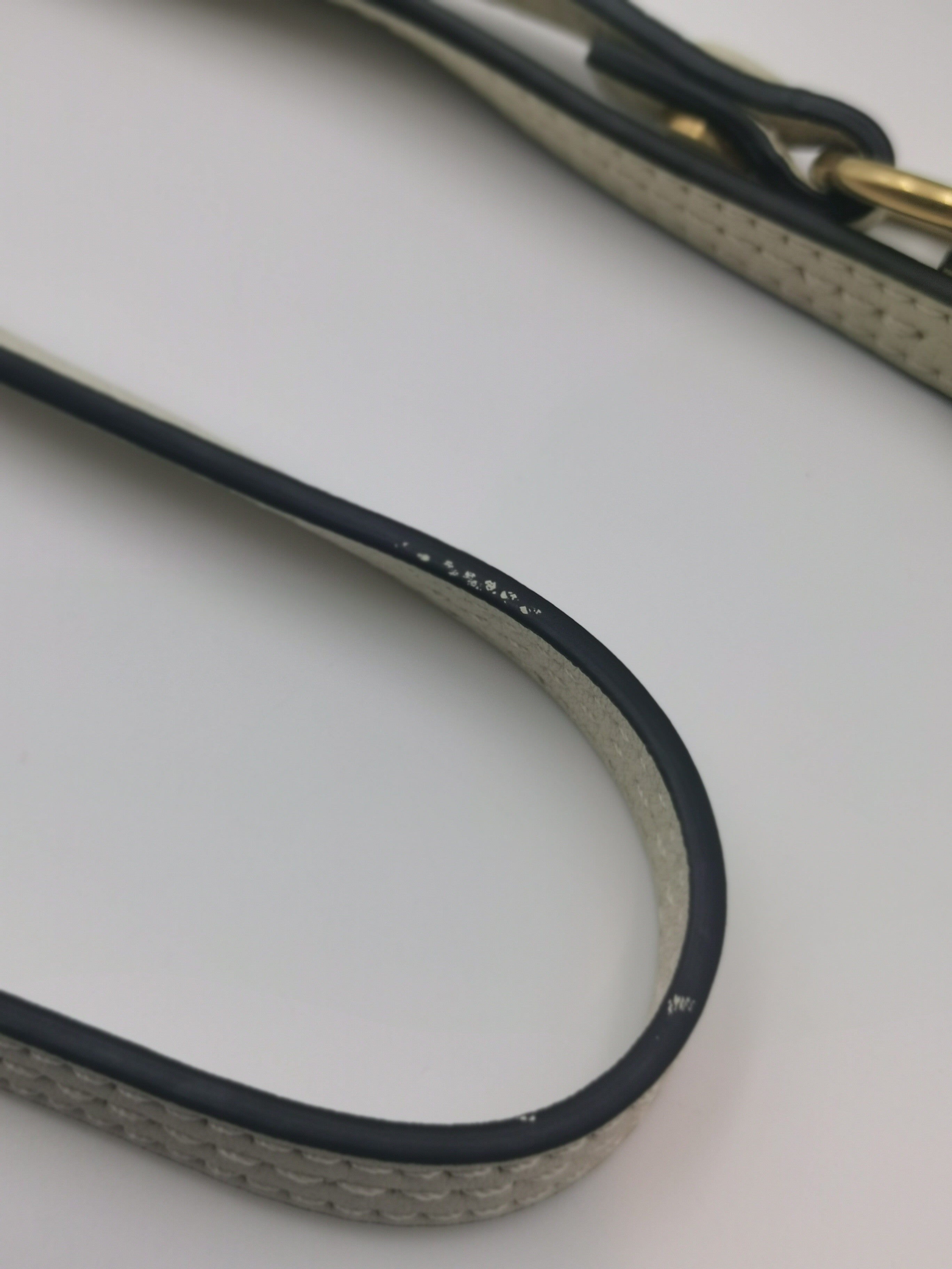 Chloe Metal White Satchel