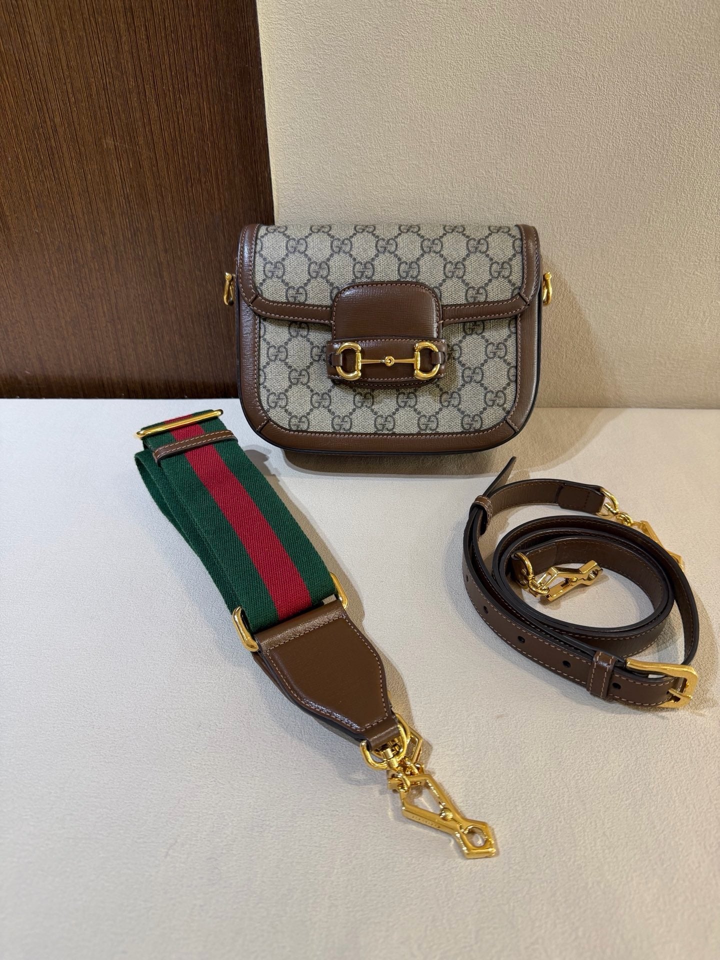 Gucci Classic Brown Saddle Bag