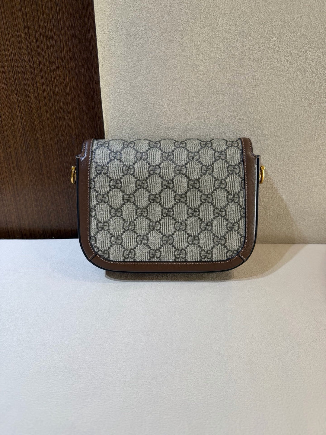 Gucci Classic Brown Saddle Bag
