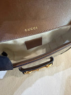 Gucci Classic Brown Saddle Bag