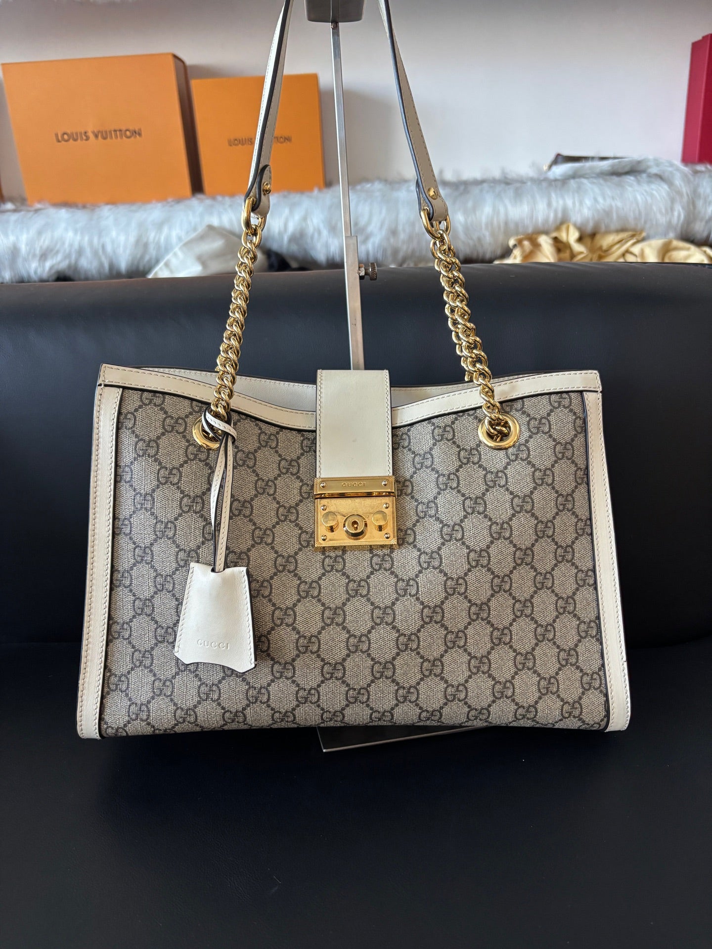 Gucci White Tote