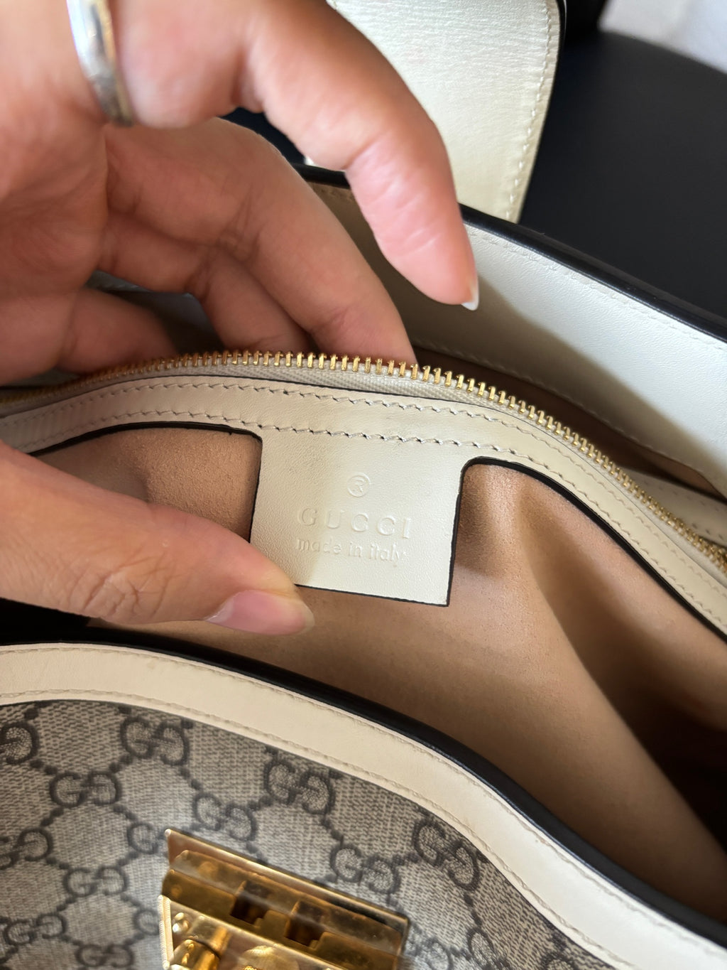 Gucci White Tote