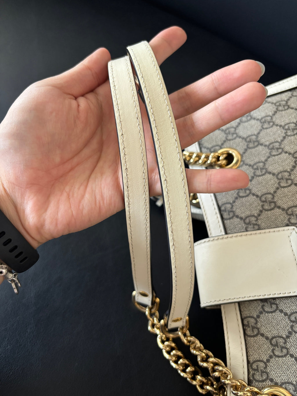 Gucci White Tote