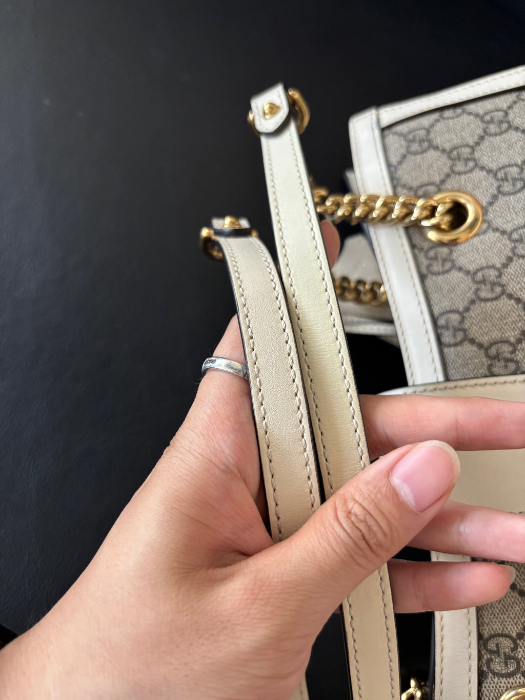 Gucci White Tote