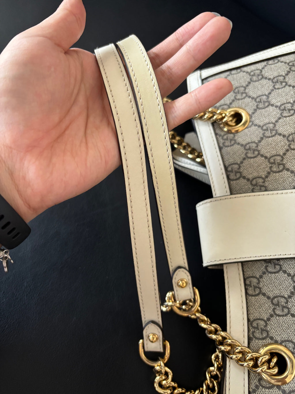 Gucci White Tote