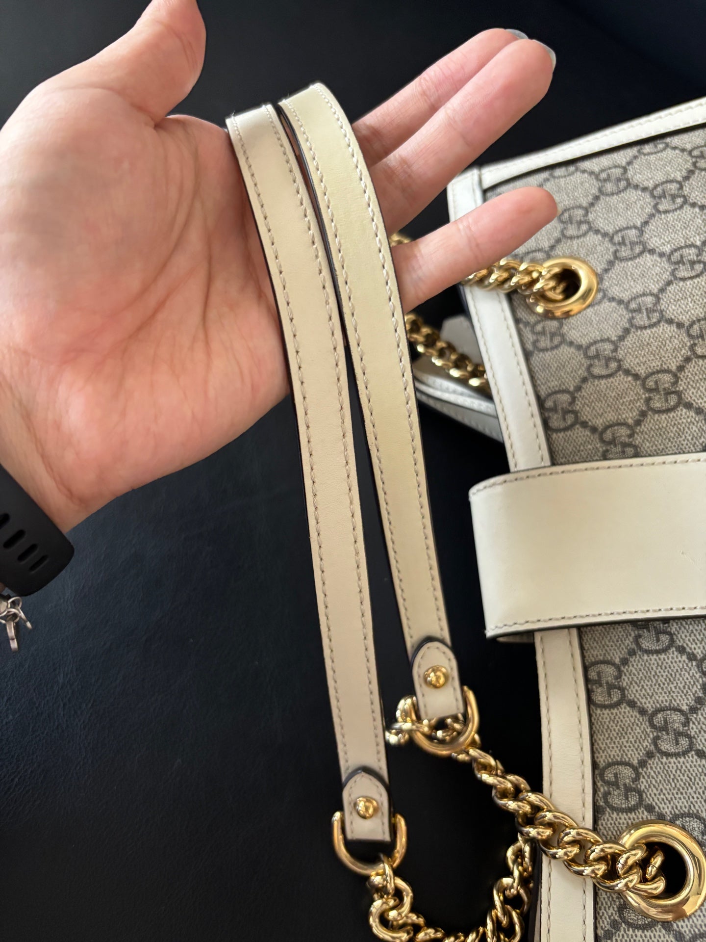 Gucci White Tote
