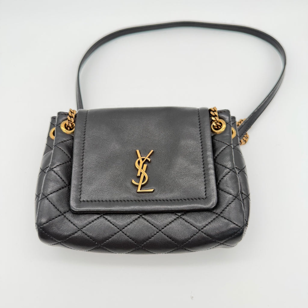 Saint laurent Leather Black Shoulder Bag