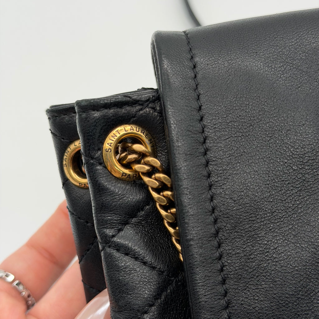 Saint laurent Leather Black Shoulder Bag