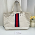 Gucci Canvas White Shoulder Bag