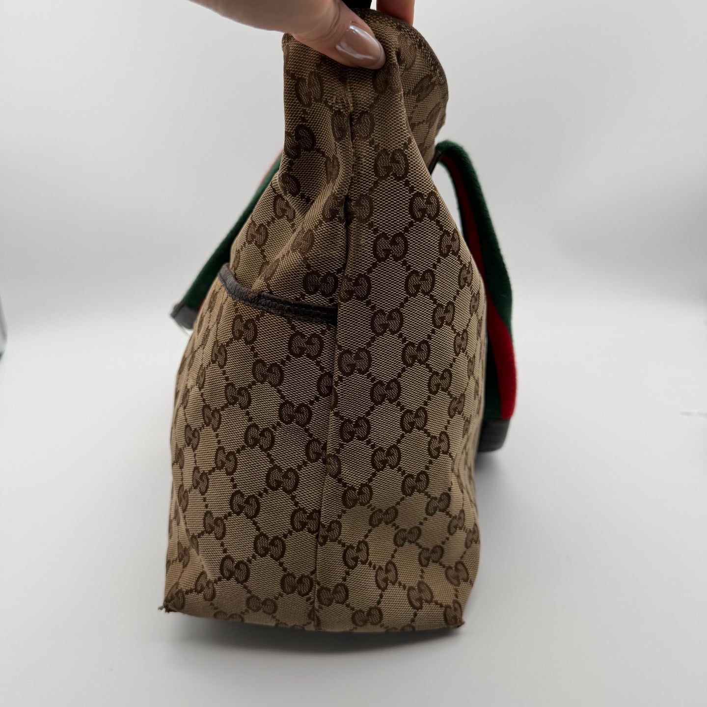 Gucci Canvas Shoulder Bag