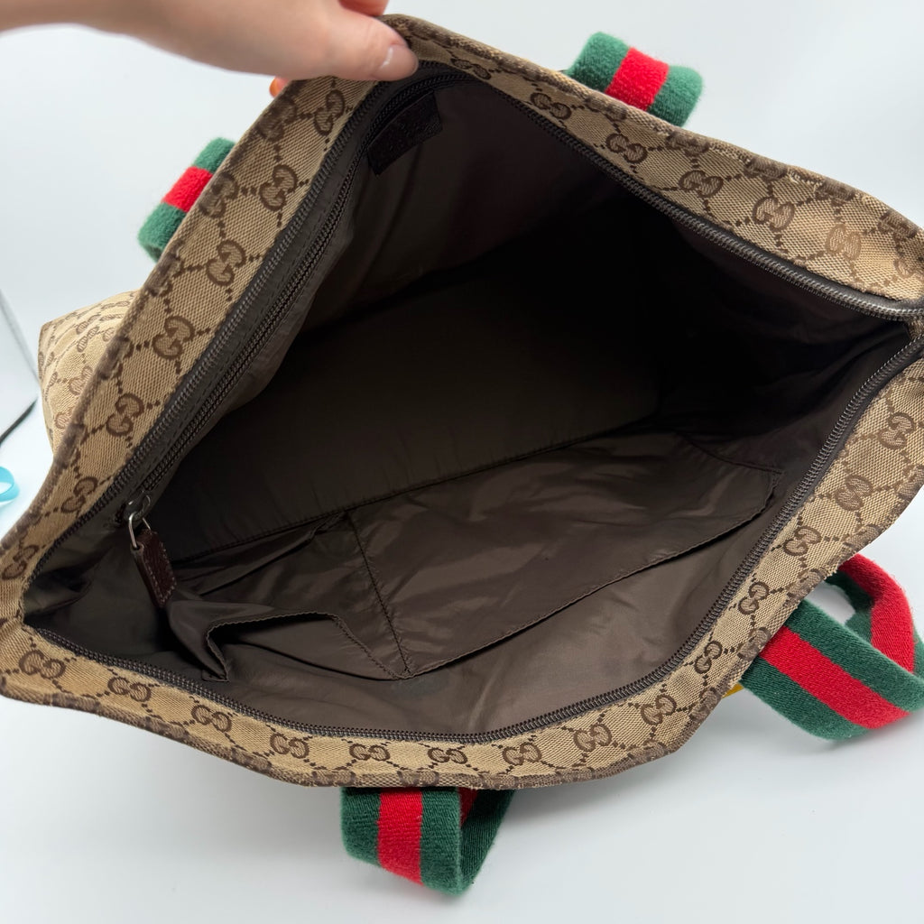 Gucci Canvas Shoulder Bag