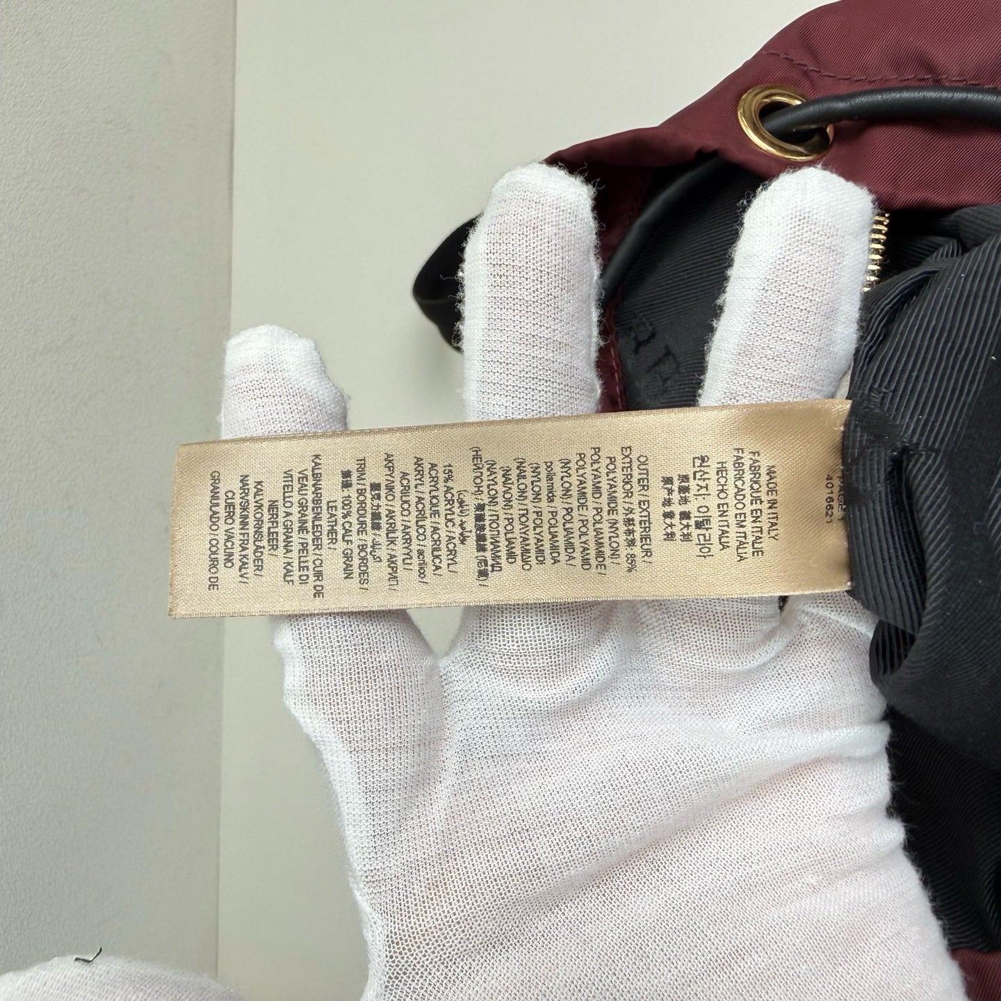 Burberry Red Backpack