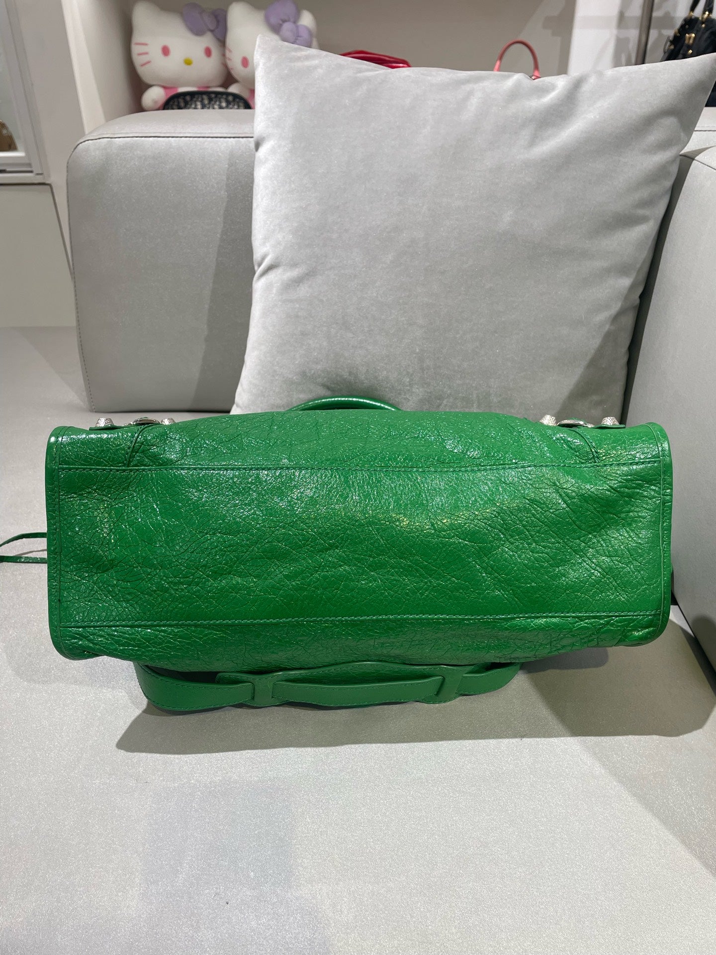 Balenciaga Green Shoulder Bag 281770-D94JN-3775