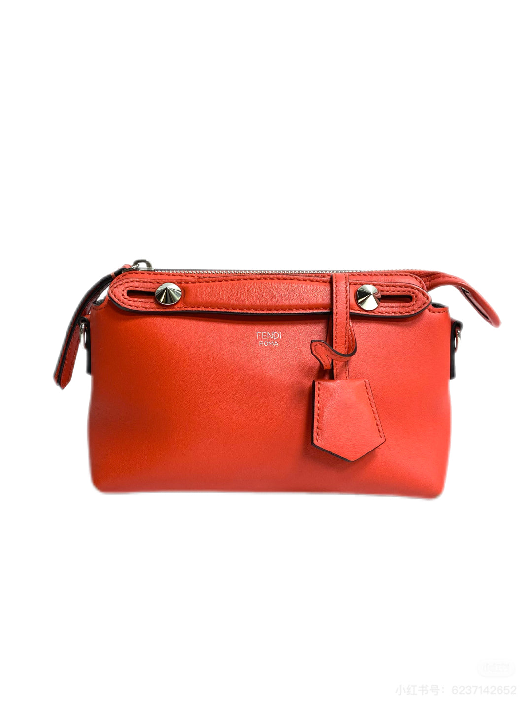 Fendi Metal Orange Satchel