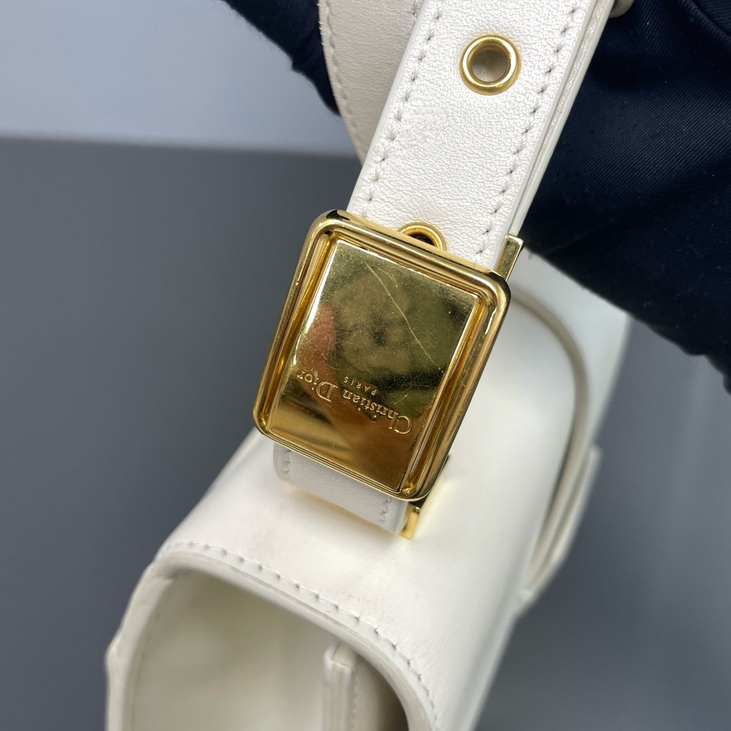 Dior White Shoulder Bag