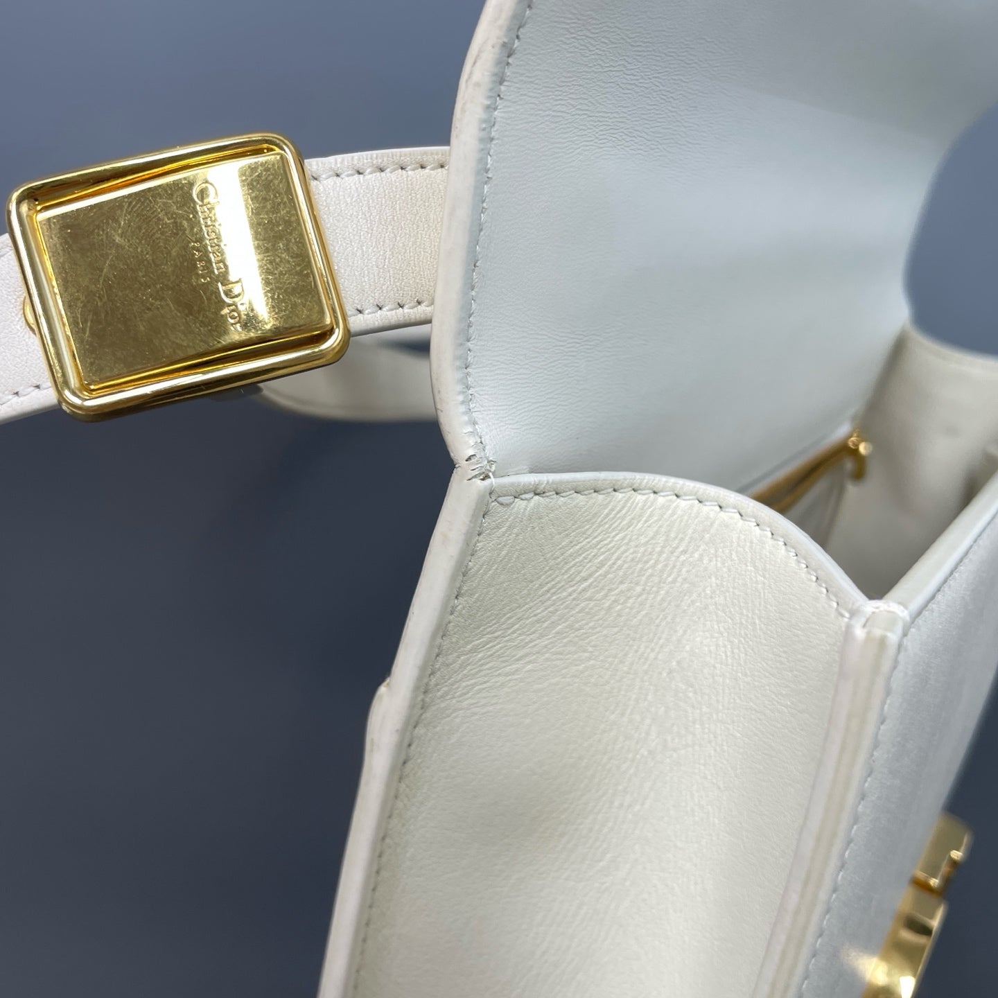 Dior White Shoulder Bag