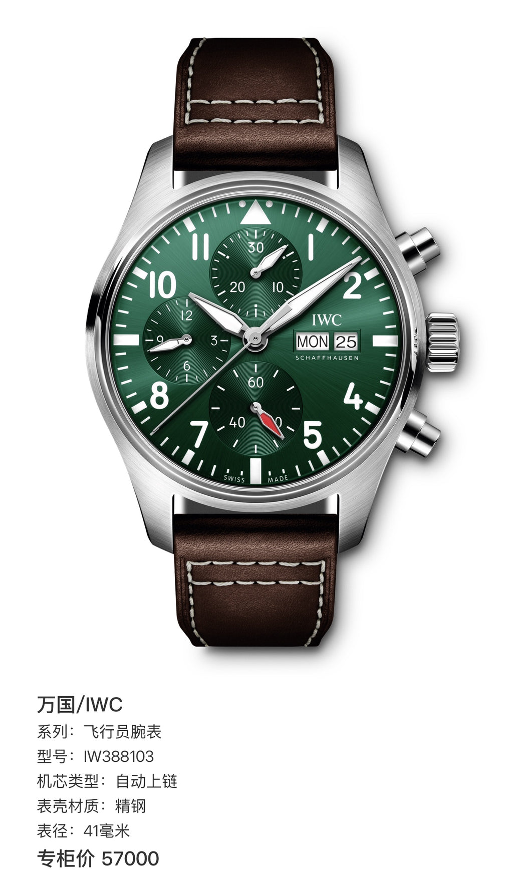 IWC Pilot’s watch 41 millimeters IW388103
