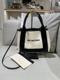 Balenciaga NAVY Canvas Tote 3903462HH3N9260
