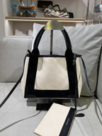 Balenciaga NAVY Canvas Tote 3903462HH3N9260