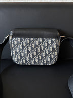 Dior Black Saddle Bag