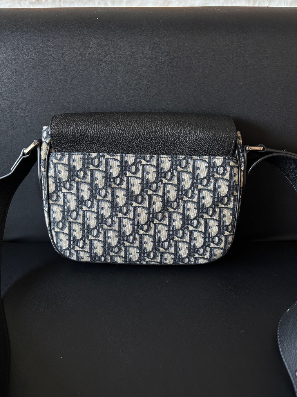Dior Black Saddle Bag