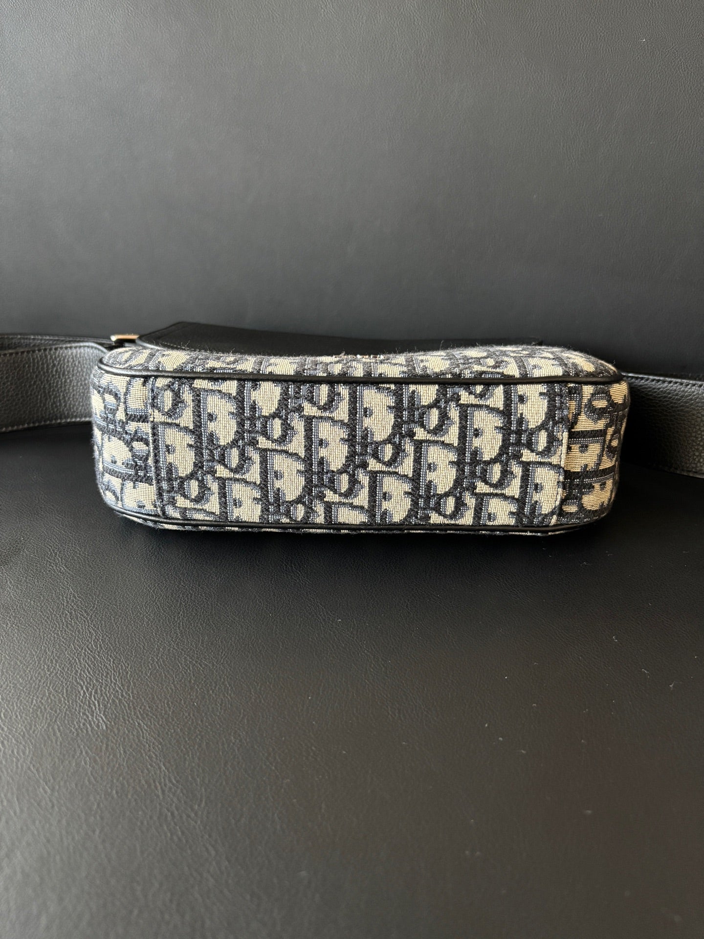 Dior Black Saddle Bag