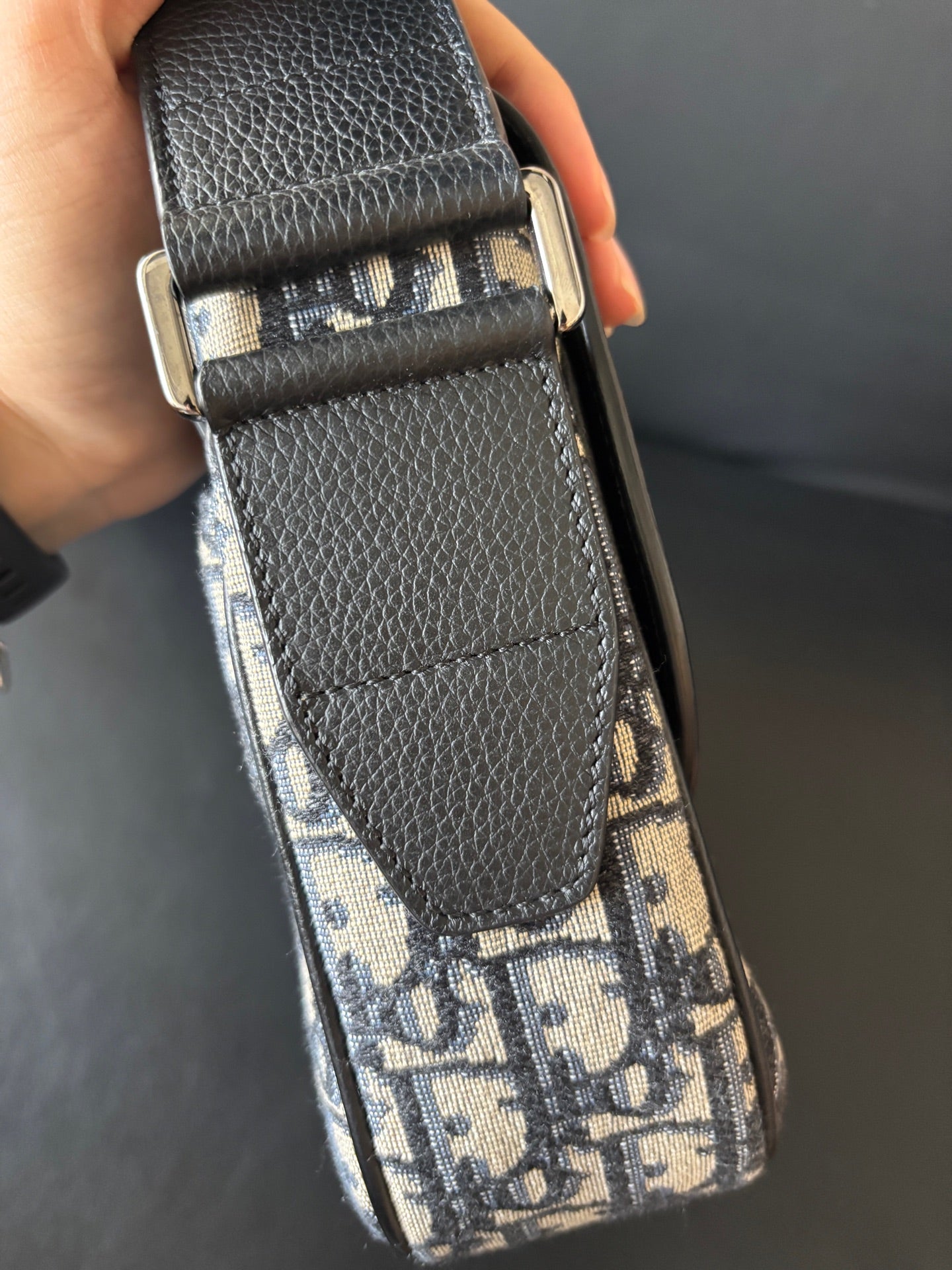 Dior Black Saddle Bag